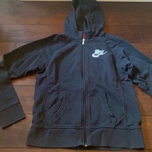 black nike hoodie/sweatshirt